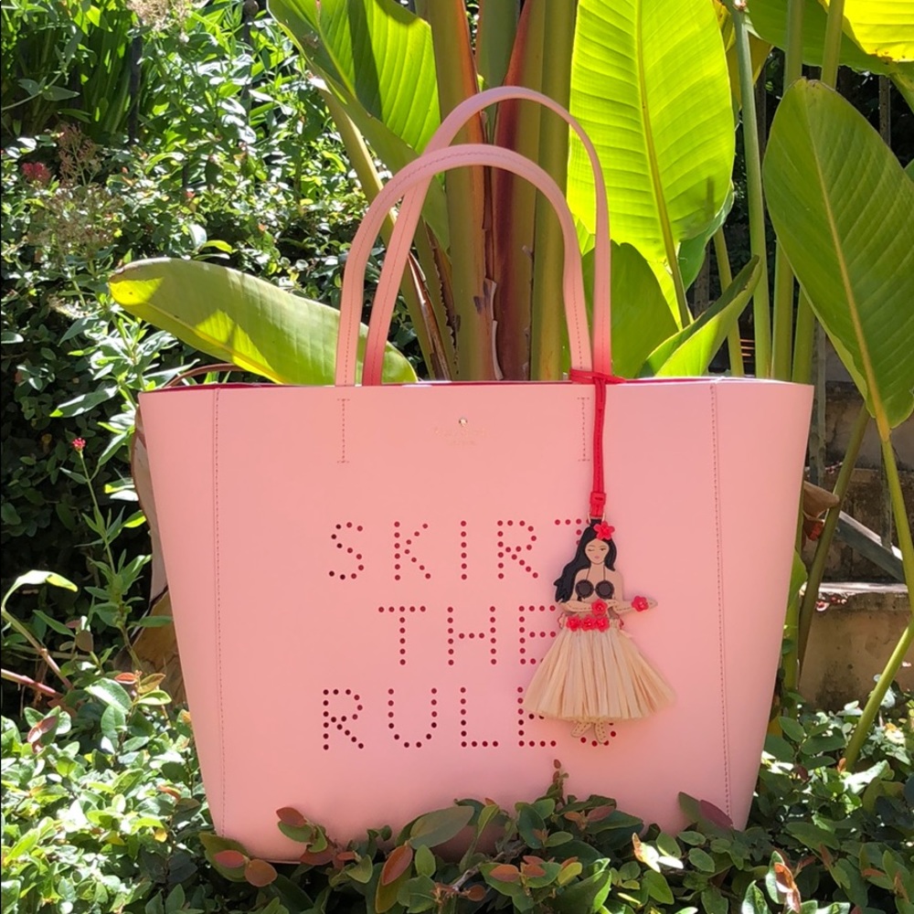 Kate Spade skirt the rules shopping tote